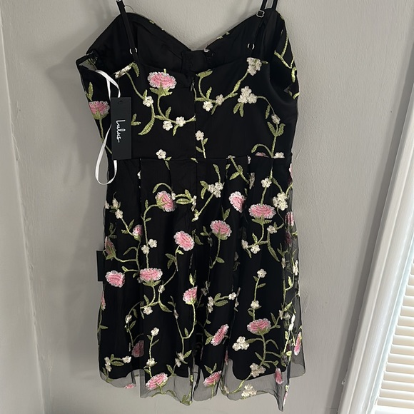 Lulus Floral Embroidered Mini Dress - Picture 8 of 9